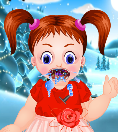 Play Baby Emma Winter Throat Problem Game