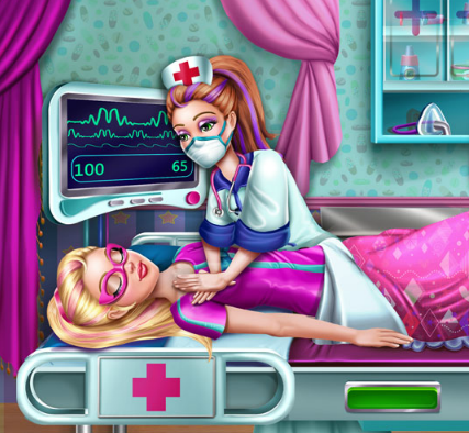 Play Super Barbie Resurrection Emergency Game