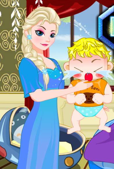 Play Elsa Baby Flu Treatment Game