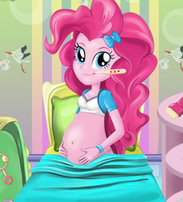 Play Pinkie Pie Baby Birth Game