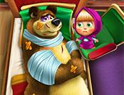 Play Masha And The Bear Injured Game