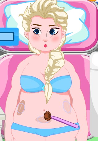 Play Elsa Liposuction Surgery Game