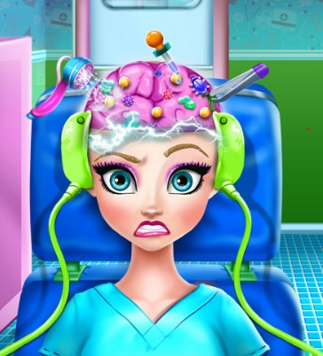 Play Elsa Brain Doctor Game