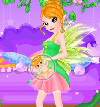 Play Fairy Princess Gives Birth to a Baby Game