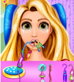 Play Rapunzel Dentist Day Game