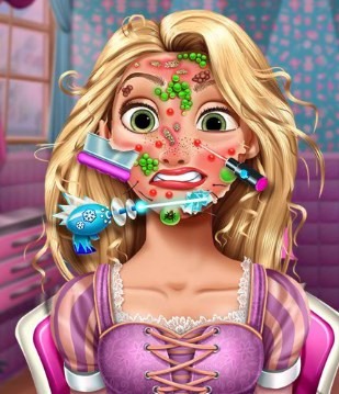 Play Rapunzel Skin Doctor Game