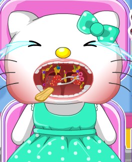 Play Hello Kitty Tonsil Surgery Game