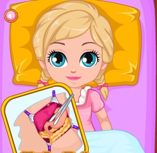 Play Little Princess Stomach Surgery Game