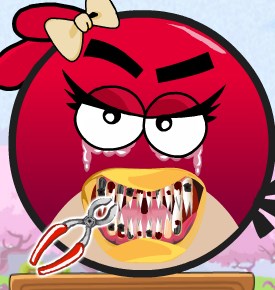 Play Angry Birds Dentist Game