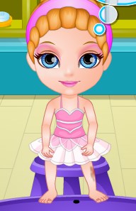 Play Baby Barbie Ballet Injury Game