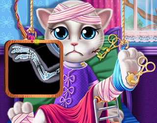 Play Kitty Hospital Recovery Game