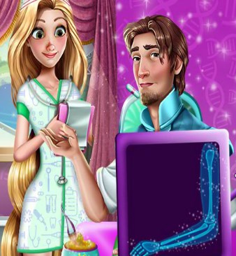 Play Rapunzel and Flynn Hospital Emergency Game
