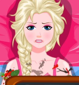 Play Elsa Scratches Treatment Game
