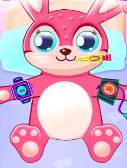 Play Doctor Rabbit Caring Game