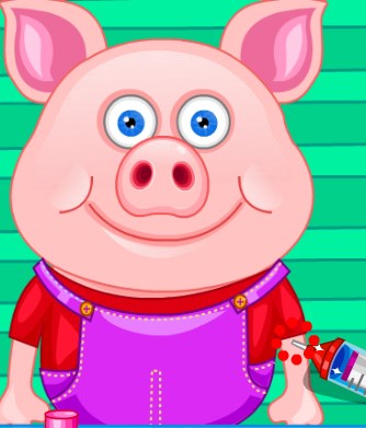 Play Cute Pig In Hospital Game