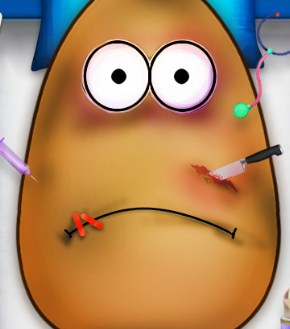 Play Injured Pou Game