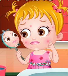 Play Baby Hazel Skin Trouble Game