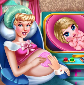 Play Cinderella Pregnant Check up Game