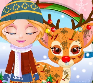 Play Baby Barbie Rudolf Injury Game