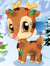 Play Pet Stars Cute Reindeer Game