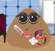 Play Pou Girl Heart Surgery Game