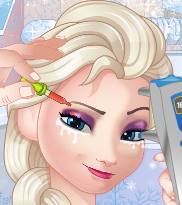 Play Elsa Eye Doctor Game