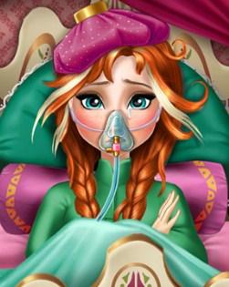 Play Anna Frozen Flu Doctor Game