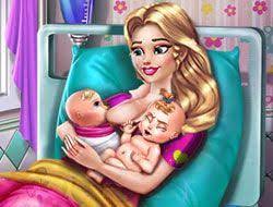 Play Anna Mommy Twins Birth Game