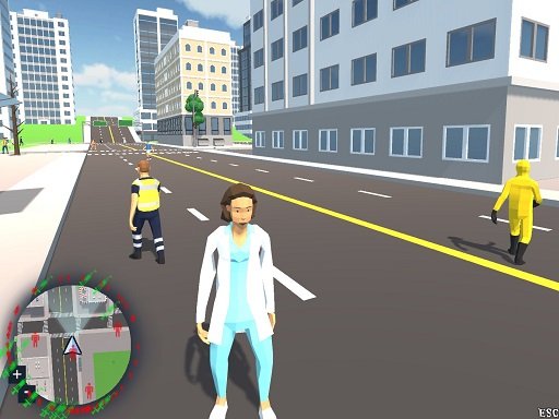 Play Corona-Virus Crazy Doctor Simulator Game