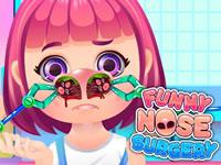 Play Funny Nose Surgery Game