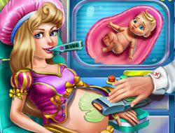 Play Sleepy Princess Pregnant Check Up Game