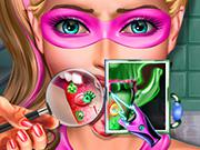 Play Super Doll Tongue Doctor Game
