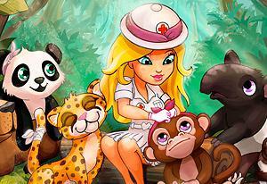 Play Cute Jungle Hospital Game