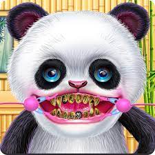 Play Cute Panda Dentist Care Game