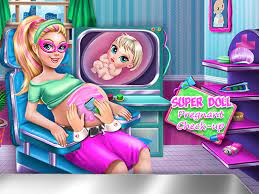 Play Super Doll Pregnant Check Up Game