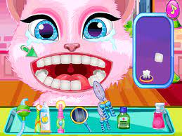 Play Cute Pet Dentist Salon Game