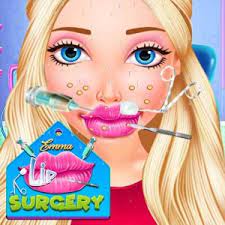 Play Emma Lip Surgery Game